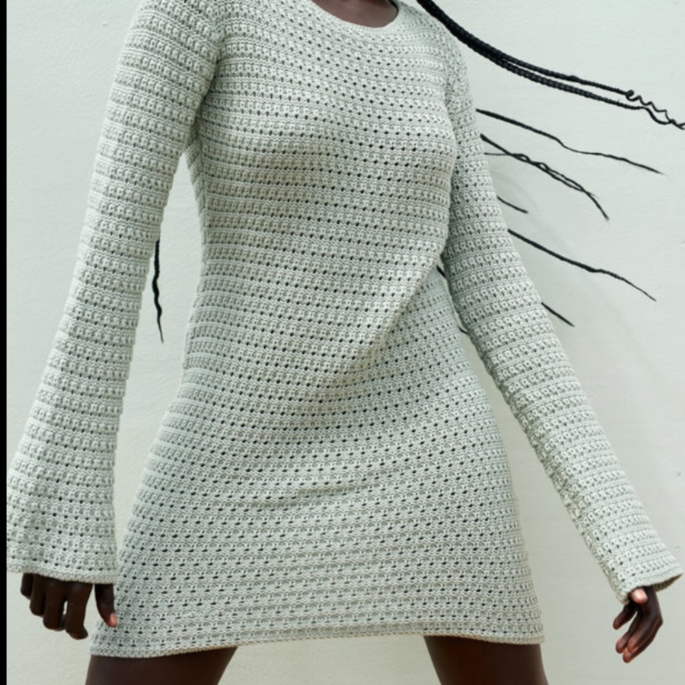 NWOT Maisie Mini Knit Dress in Sage